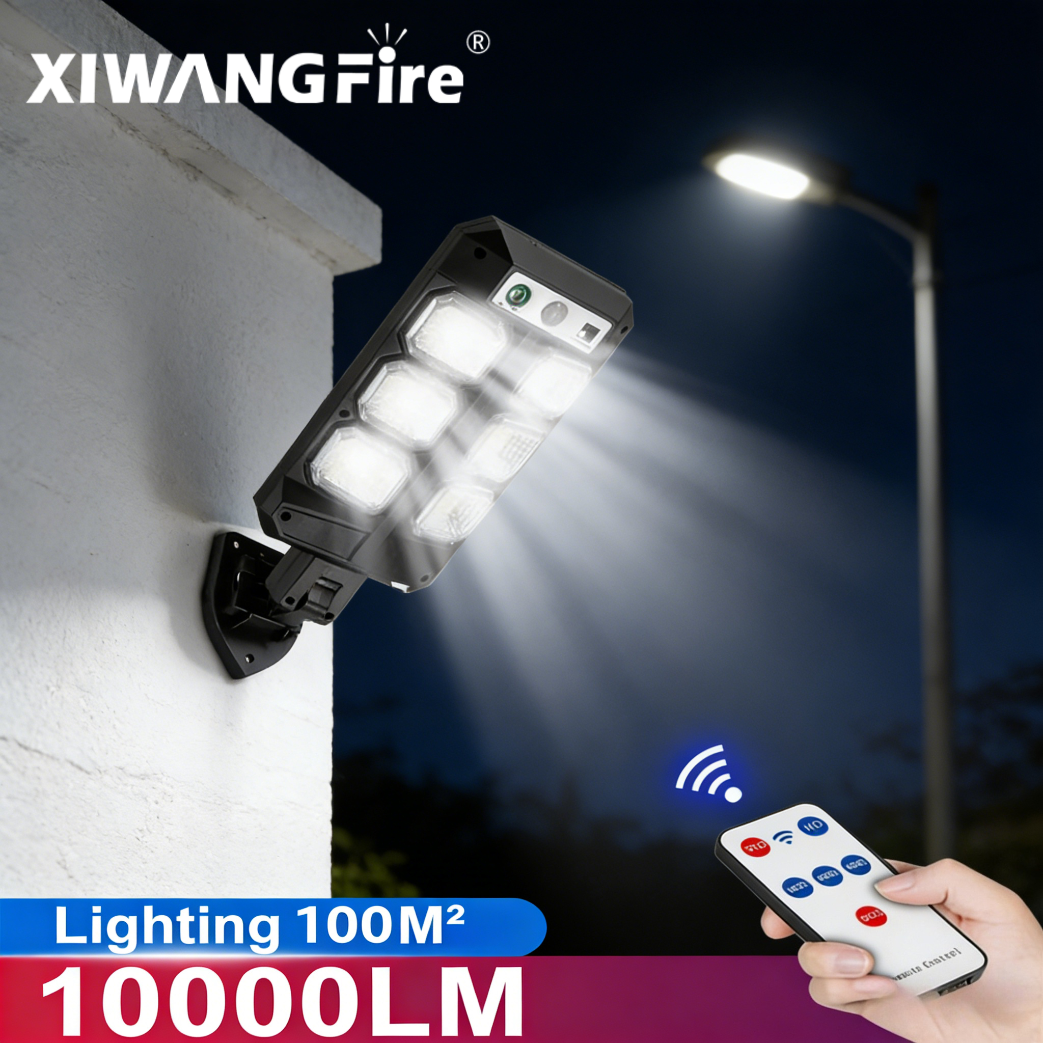 Outdoor Lighting Garden - Outdoor Solar Street Lights, Waterproof Motion