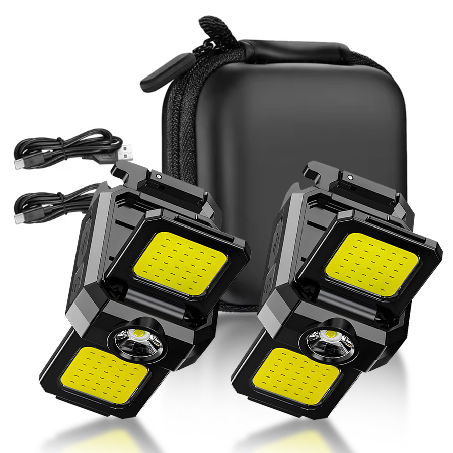 Outdoor Lighting Bollards - Mini LED Handheld Flashlights USB Rechargeable