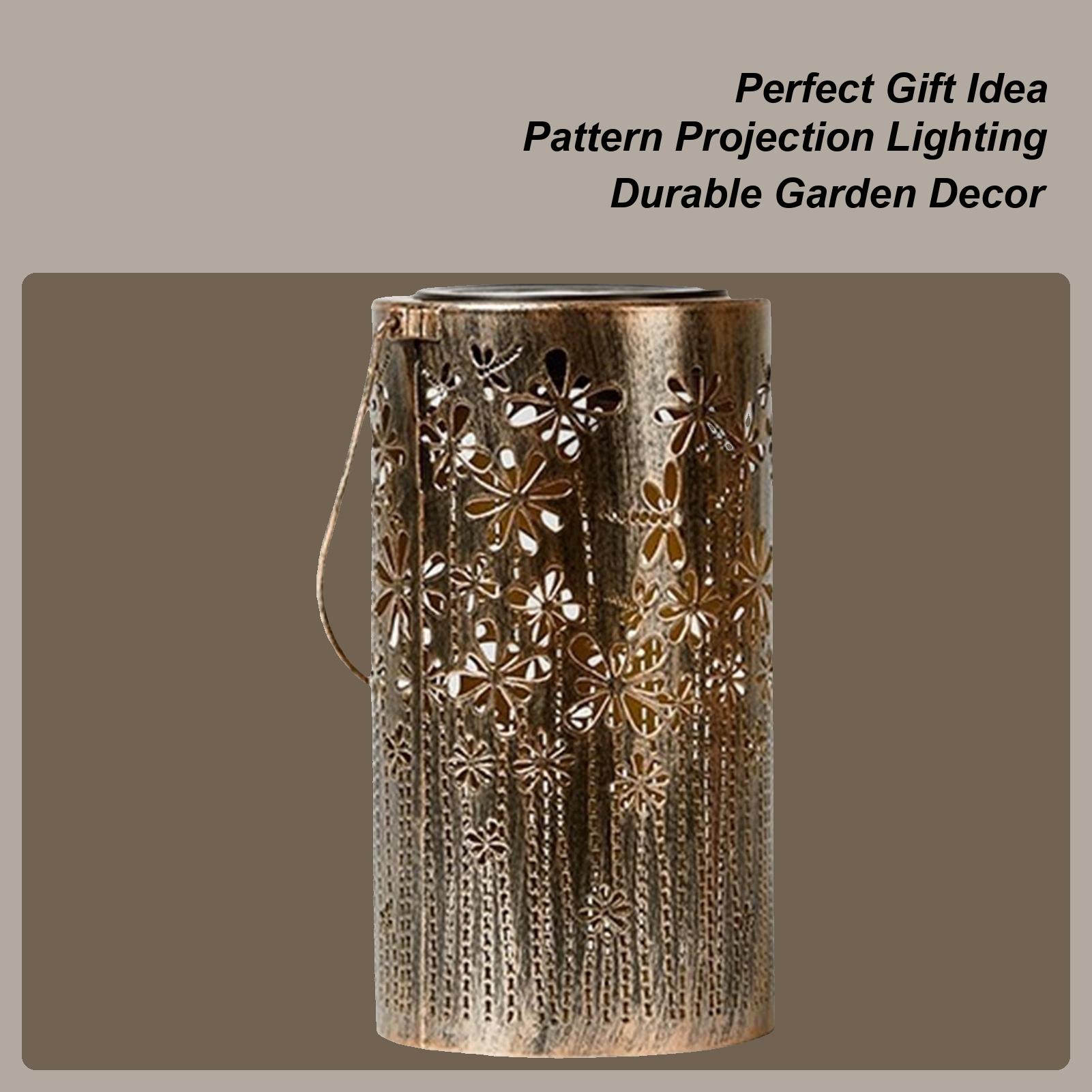 Outdoor Lighting Yard - Solar Lanterns Decorative Colorful Metal Flower