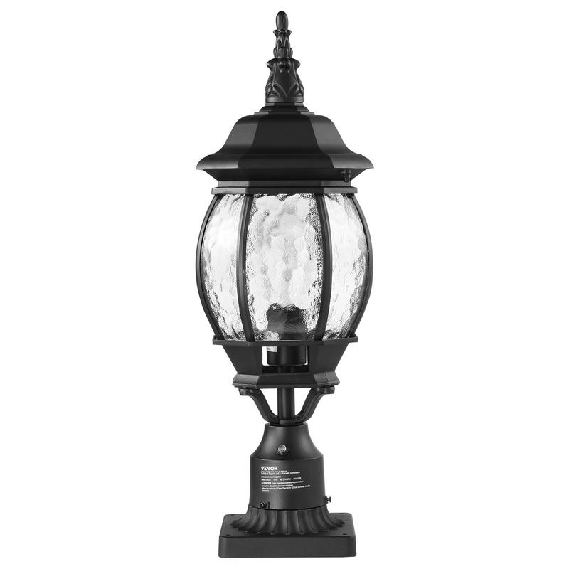 Outdoor Lighting Yard - 2-Pack Exterior Pillar Lantern 20.87-Inch For