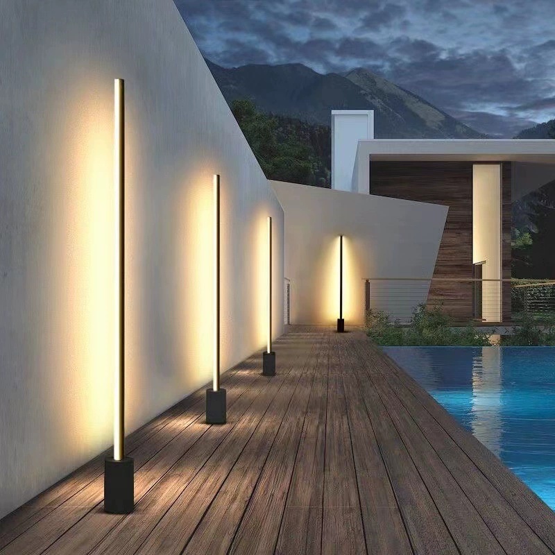 Outdoor Lighting Garden - New Arrival Modern Outdoor LED Long