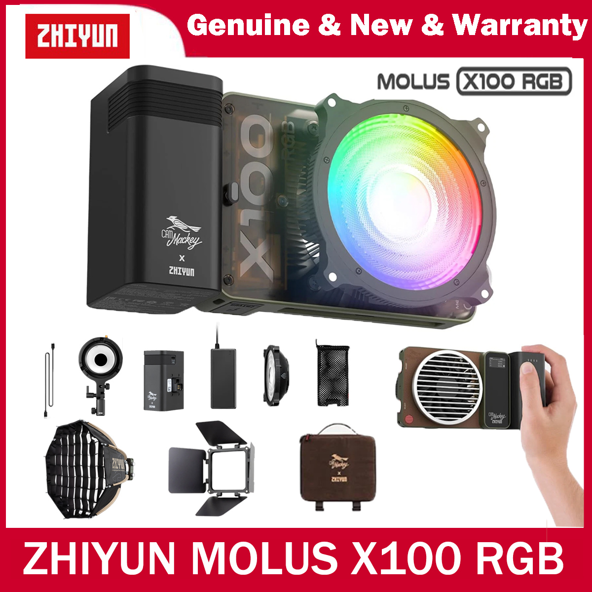 Outdoor Lighting Video Shooting - ZHIYUN MOLUS X100 RGB LED Light