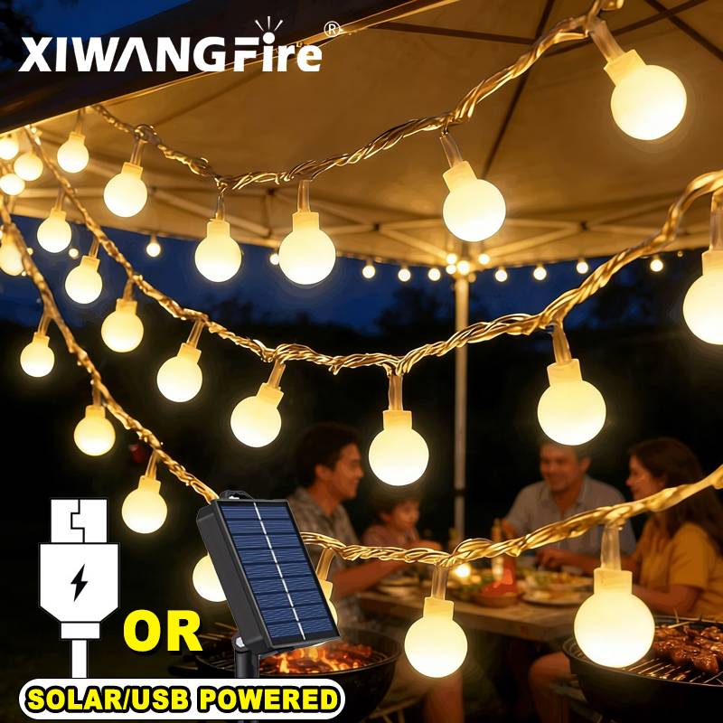 3-10M Solar/USB/Battery String - Outdoor Lighting For Christmas のレビューと価格
