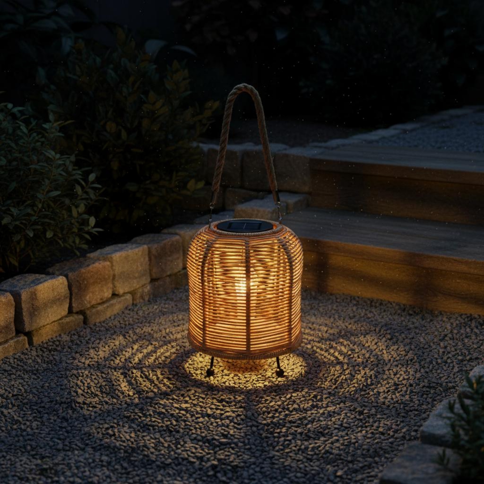 Handwoven Solar Lantern Braide - Outdoor Lighting Restaurant のレビューと価格