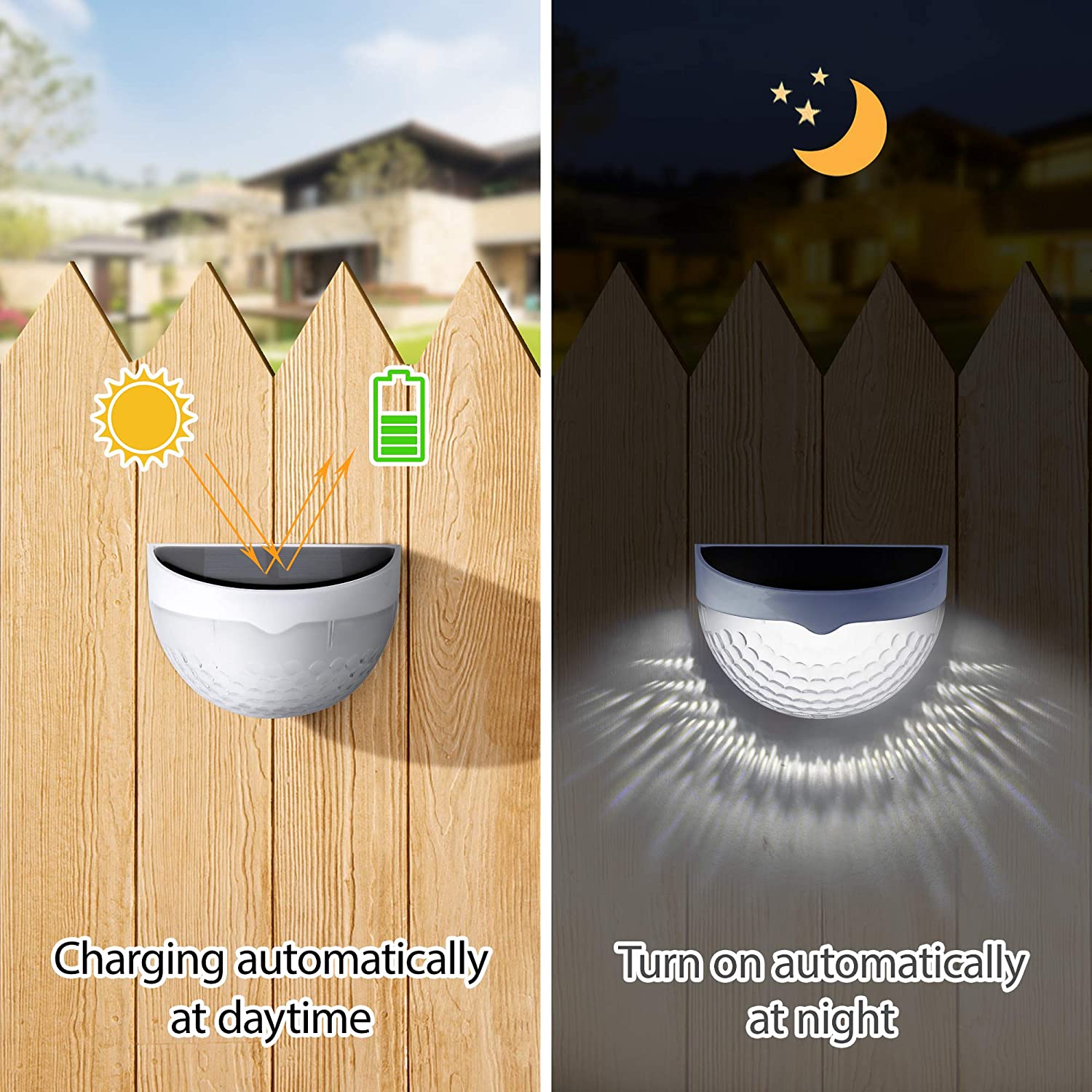 LED Solar Light Outdoor Wall L - Outdoor Lighting Solar Panel のレビューと価格