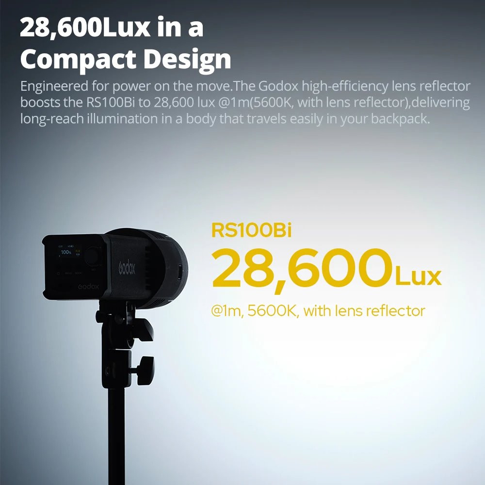 GODOX RS100Bi / RS100R 100W Bi - Outdoor Lighting Video Shooting のレビューと価格
