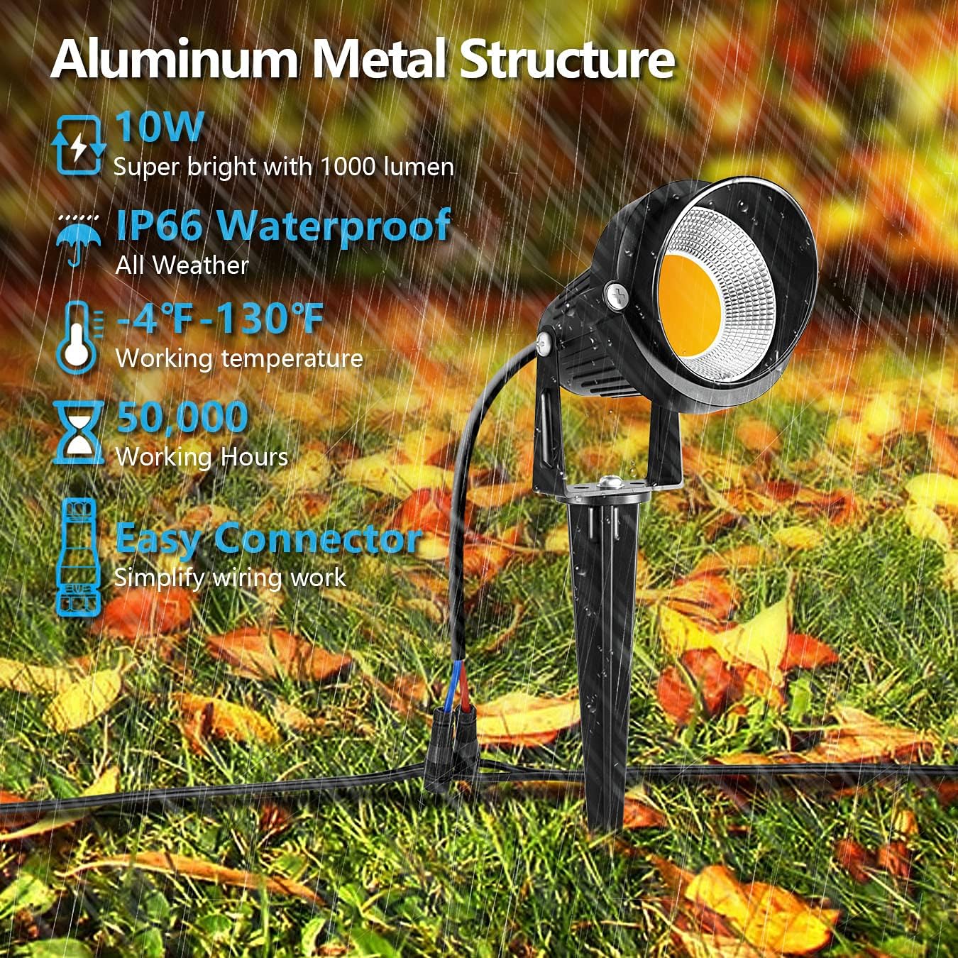 10W LED Landscape Lights with  - Outdoor Lighting Yard のレビューと価格