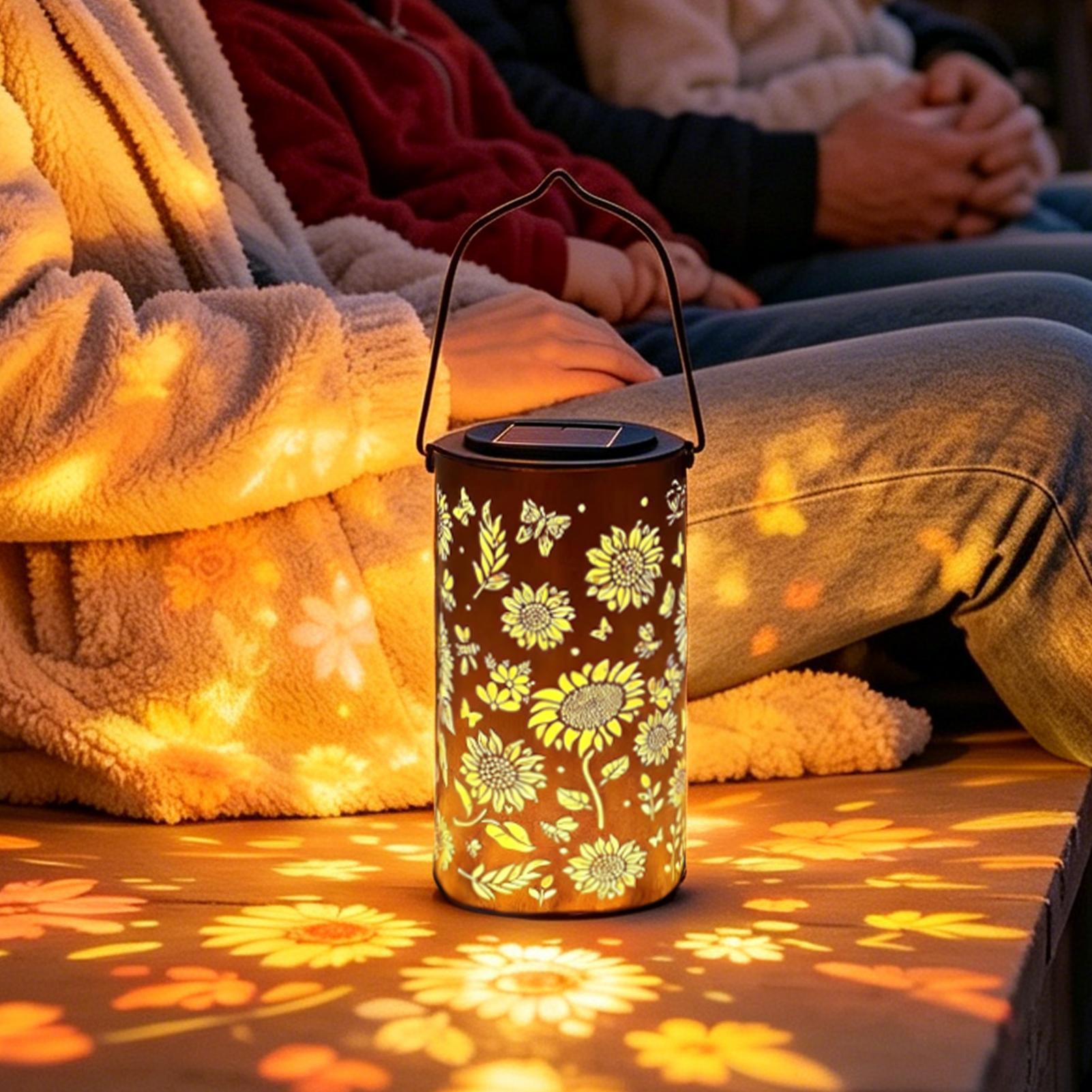 Sunflower Solar Lantern Weathe - Outdoor Lighting Yard のレビューと価格