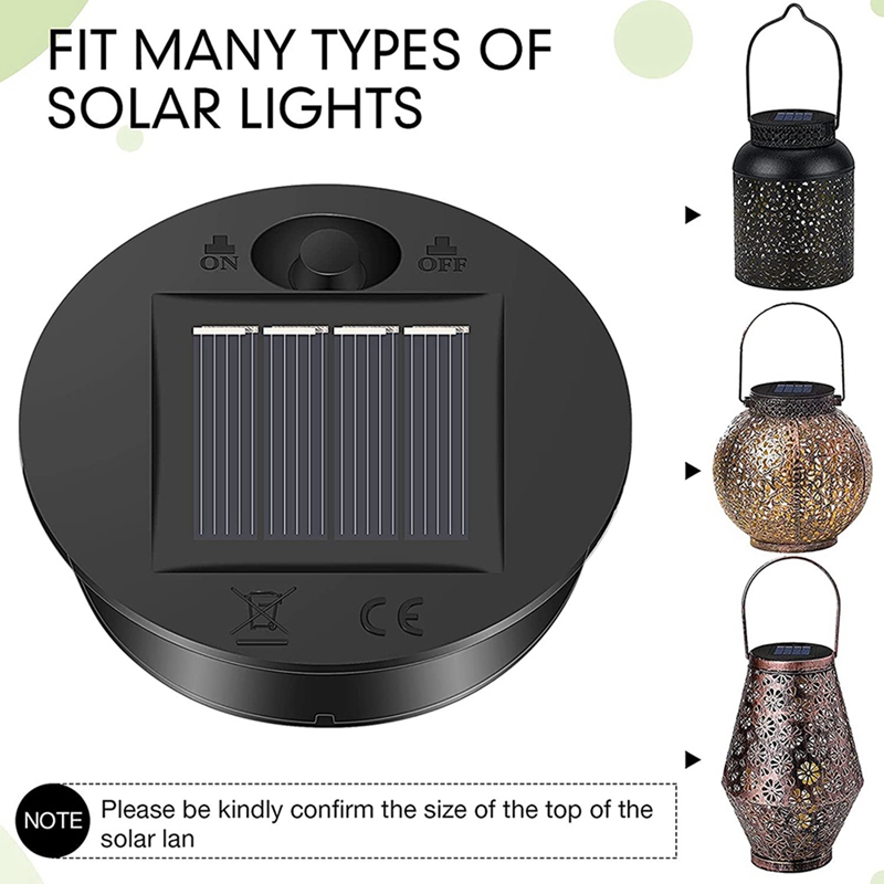 6 Pcs Solar Lights Replacement - Outdoor Lighting Solar Panel のレビューと価格
