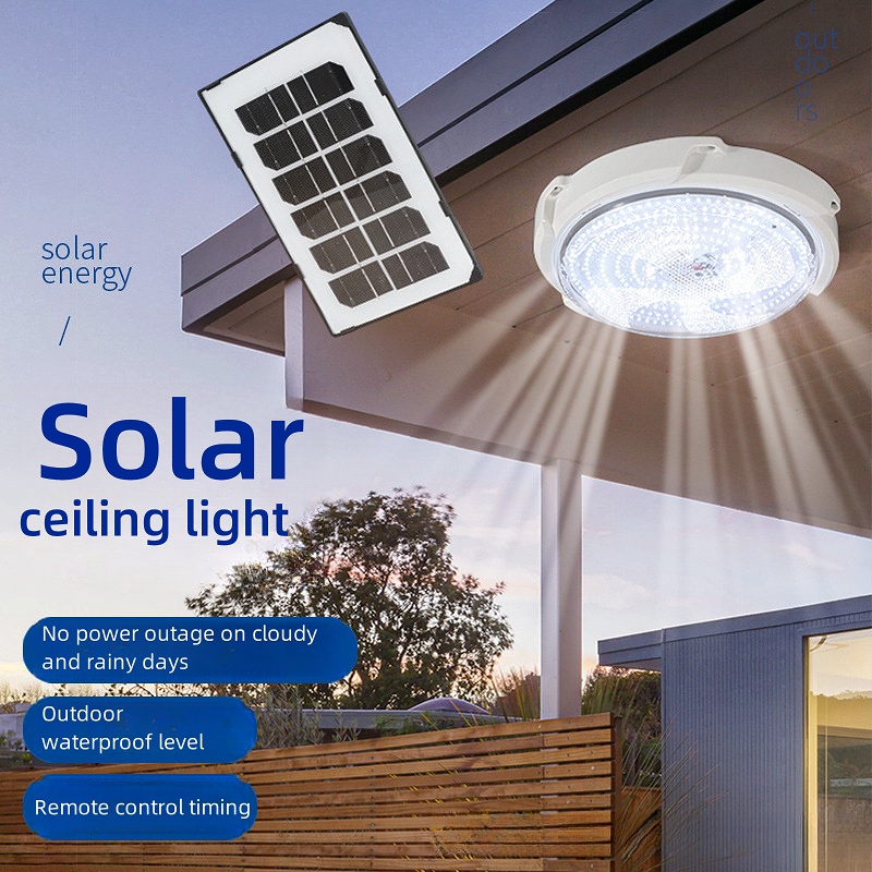 LED Solar Ceiling Light Outdoo - Outdoor Lighting Under Roof のレビューと価格