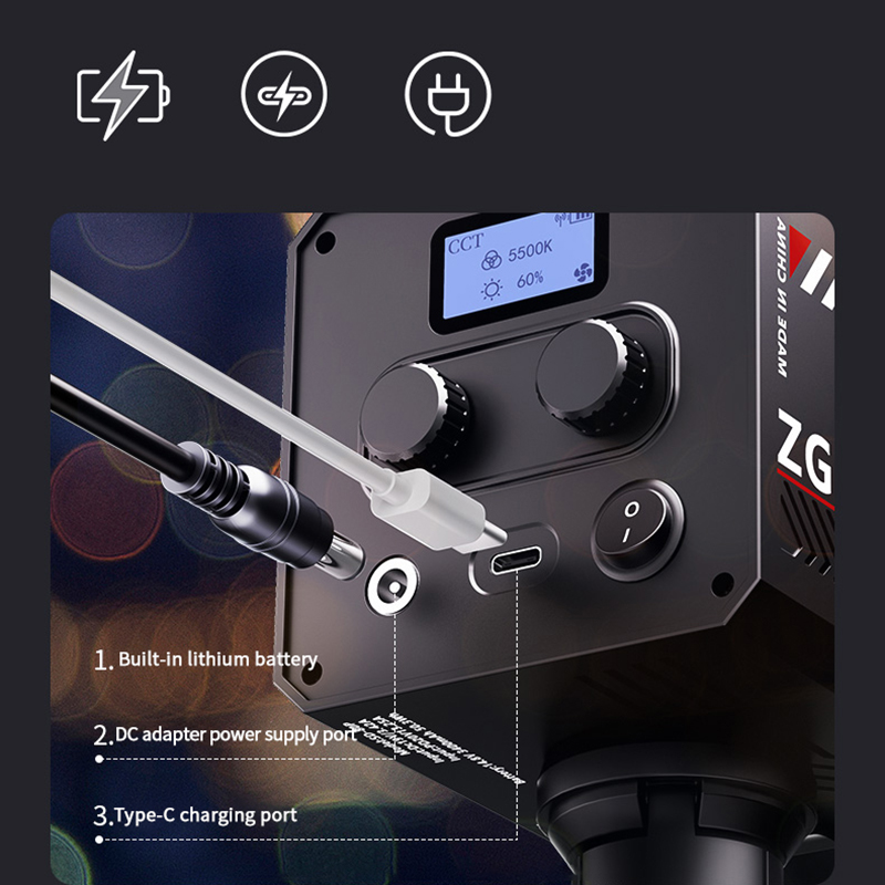 60W Pro Portable LED Video Lig - Outdoor Lighting Video Shooting のレビューと価格