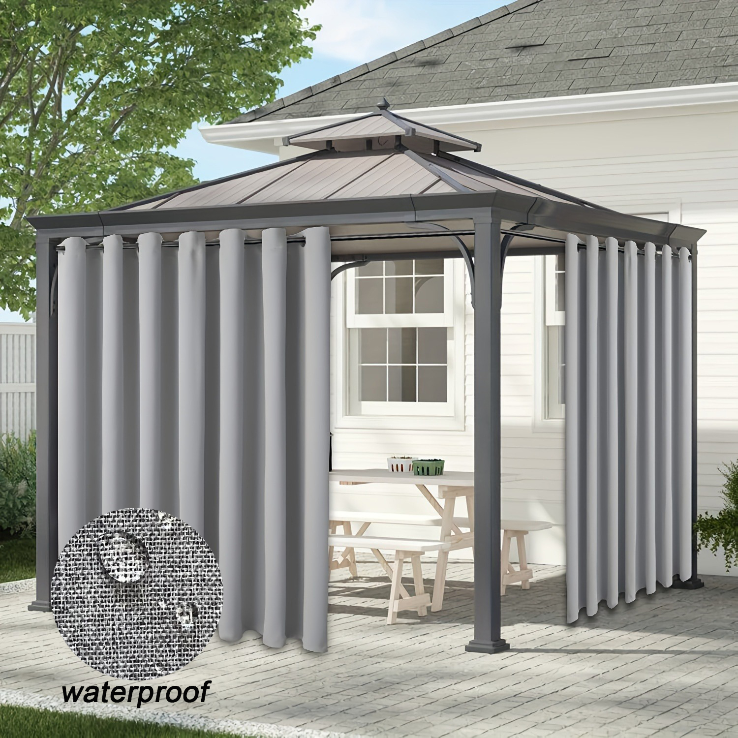 1panel Waterproof Outdoor Curt - Outdoor Lighting Under Roof のレビューと価格