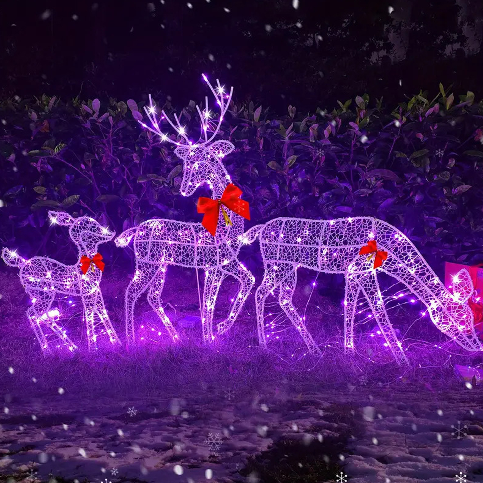 2D Lighted Reindeer Christmas  - Outdoor Lighting For Christmas のレビューと価格