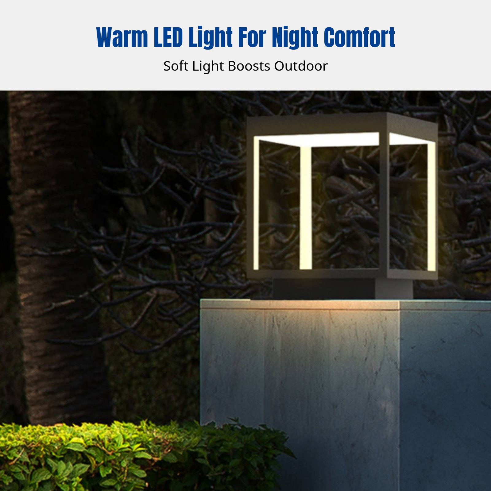 Outdoor Post Cap Light, Waterp - Outdoor Lighting Garden のレビューと価格