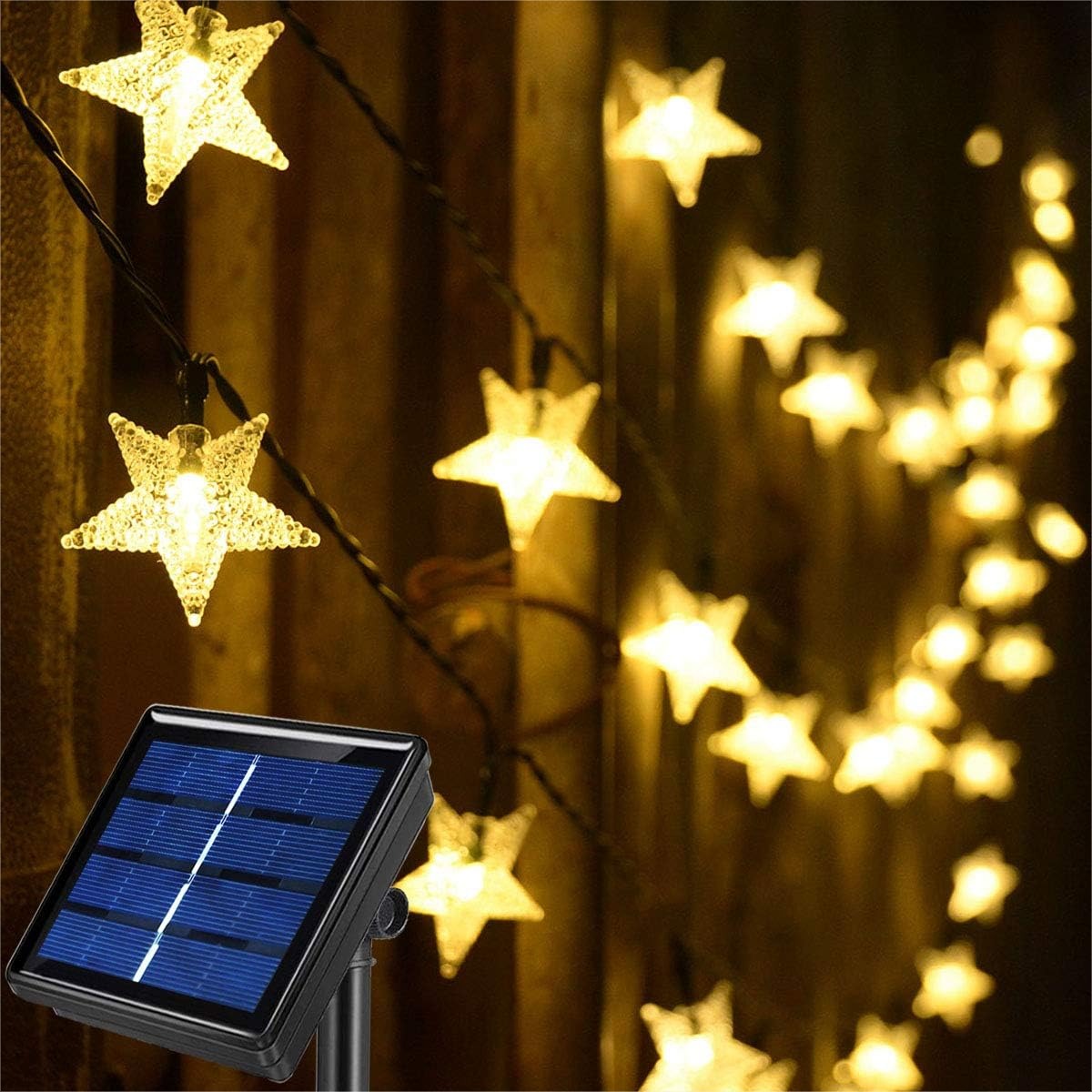 50ft 120 LED Solar Star Fairy  - Outdoor Lighting Garden のレビューと価格
