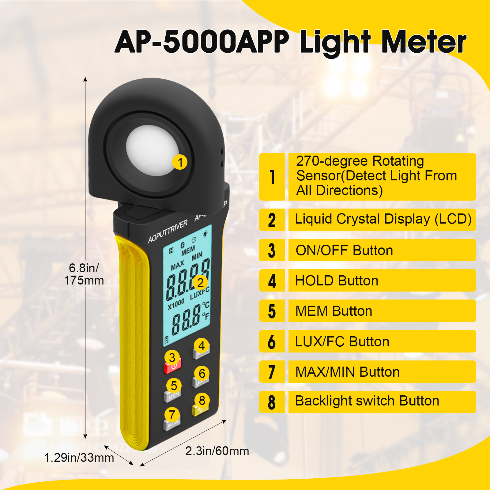 Digital Lux Meter 1-400,000 Lu - Outdoor Lighting Electrician のレビューと価格