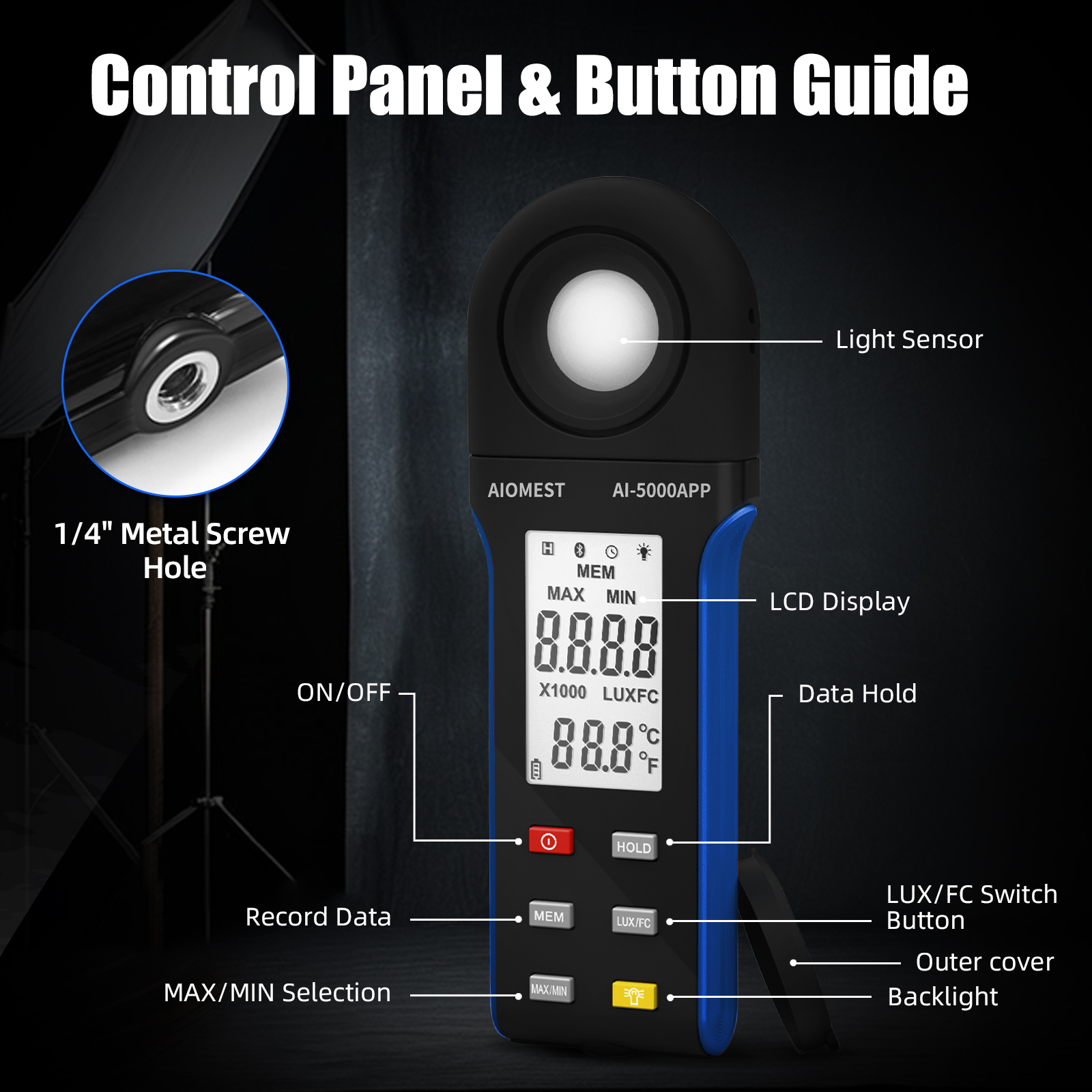 Digital Lux Meter 1-400,000 Lu - Outdoor Lighting Electrician のレビューと価格