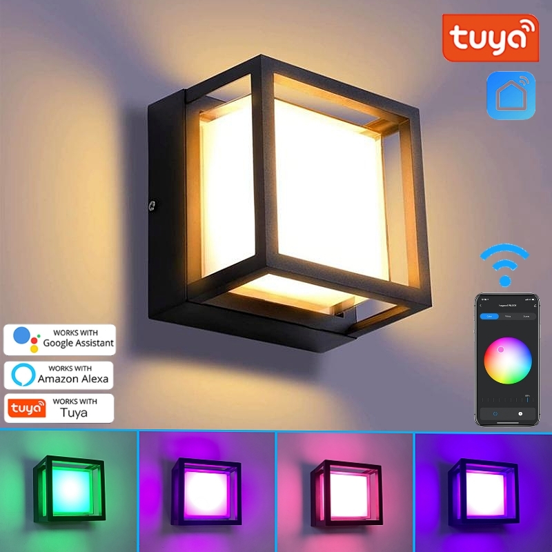 Outdoor Tuya Wifi LED Smart Wa - Outdoor Lighting Under Roof のレビューと価格