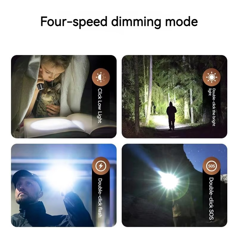 1200LM EDC Handheld Flashlight - Outdoor Lighting Bollards のレビューと価格