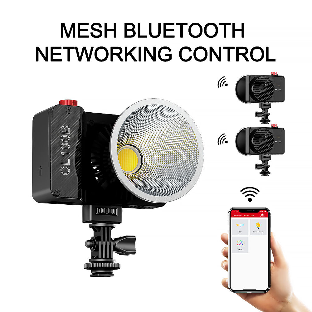 GVM CL100B Portable Bi-Color L - Outdoor Lighting Video Shooting のレビューと価格