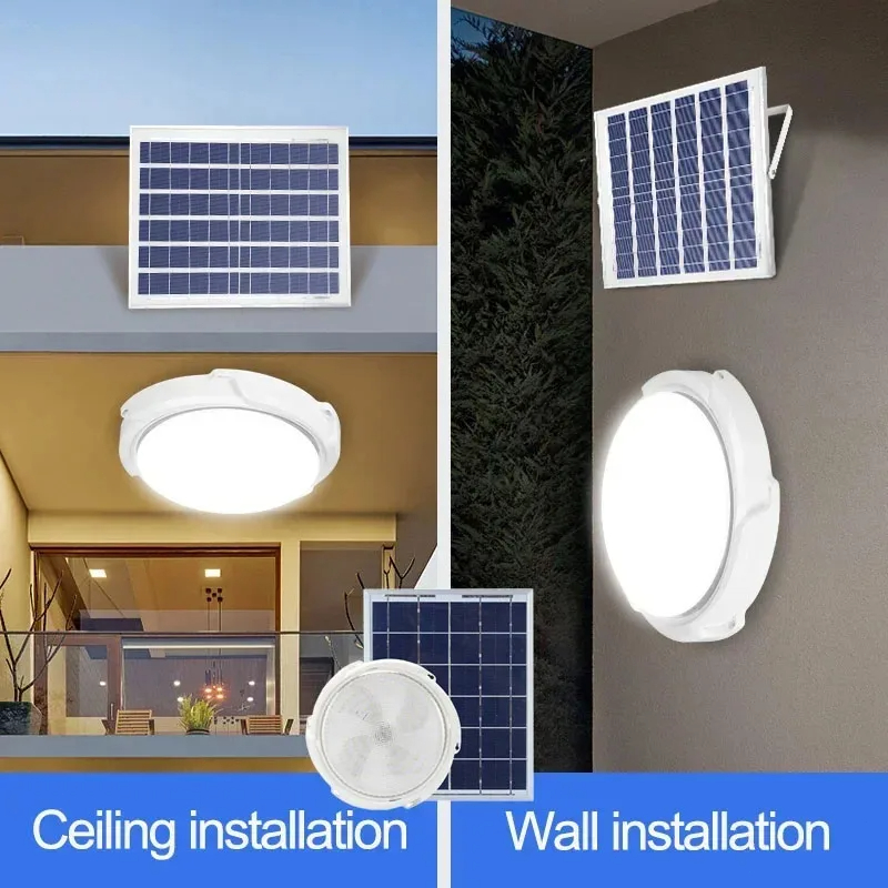 Solar LED Ceiling Light Waterp - Outdoor Lighting Under Roof のレビューと価格