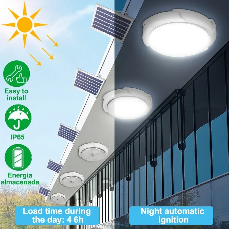 Solar LED Ceiling Light Waterp - Outdoor Lighting Under Roof のレビューと価格