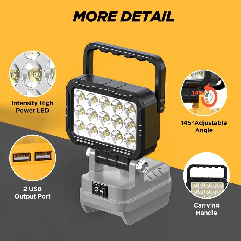6000 Lumen LED Work Light for  - Zumtobel Outdoor Lighting のレビューと価格