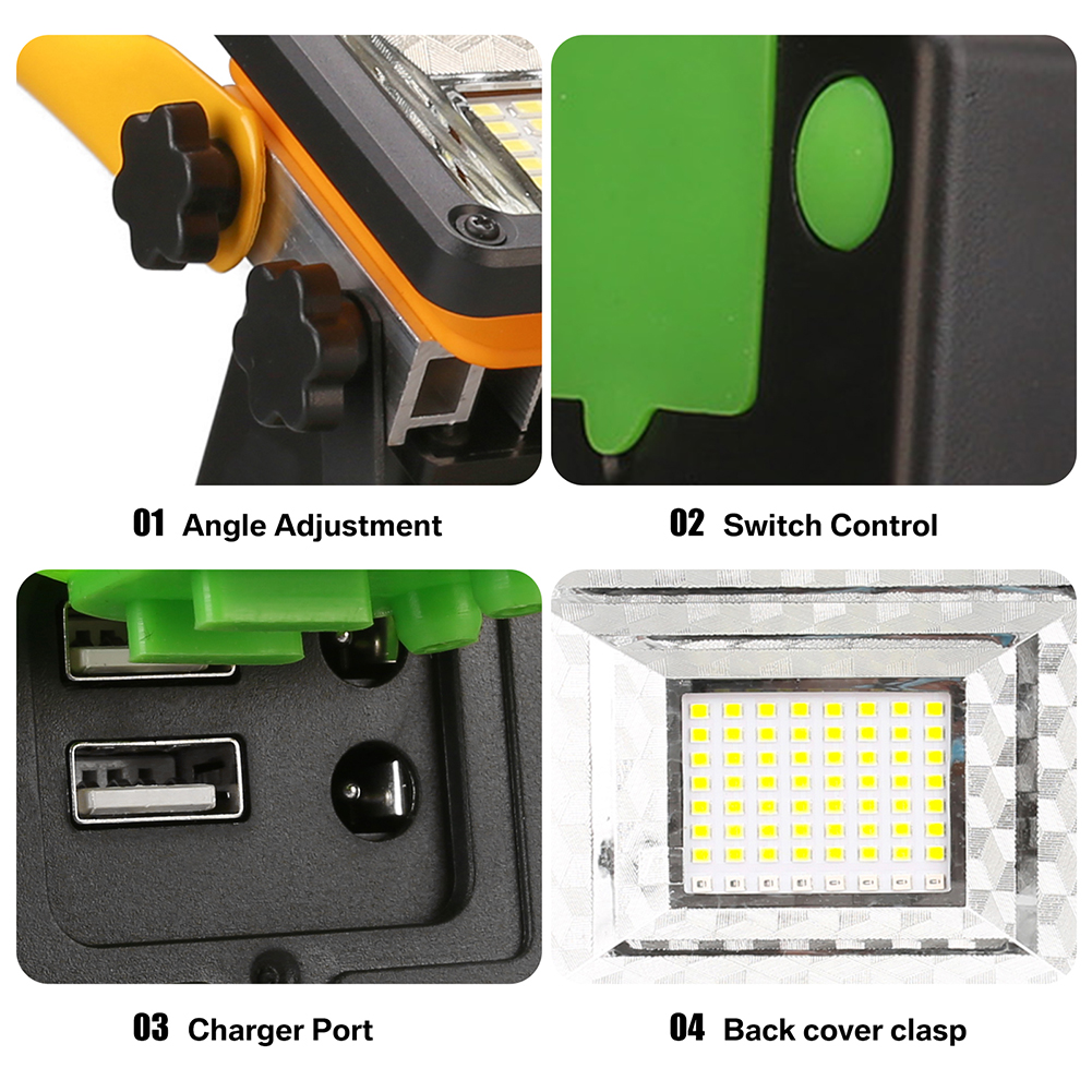 1/2pcs LED Rechargeable Portab - Zumtobel Outdoor Lighting のレビューと価格