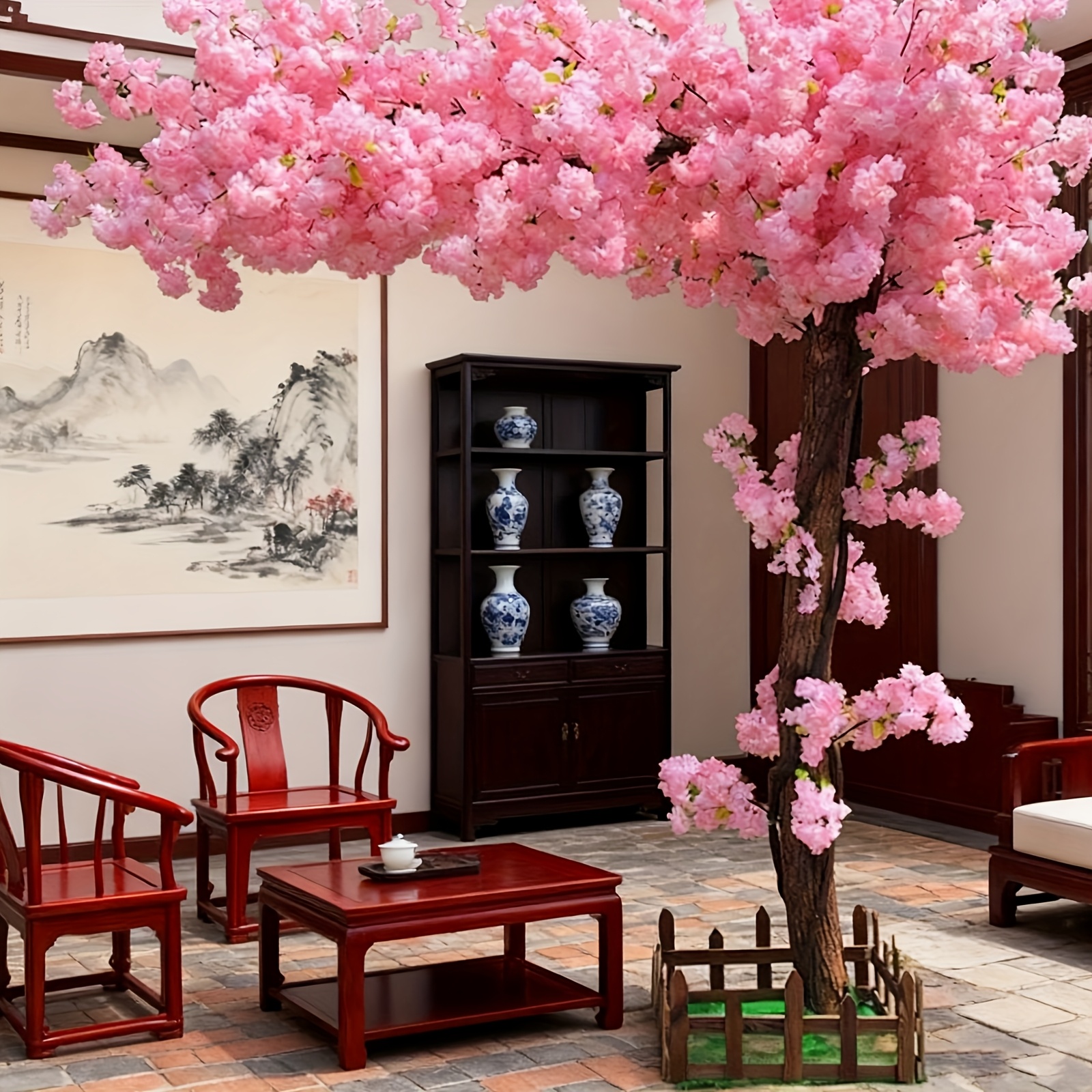 Artificial Cherry Blossom Tree - Outdoor Lighting Restaurant のレビューと価格