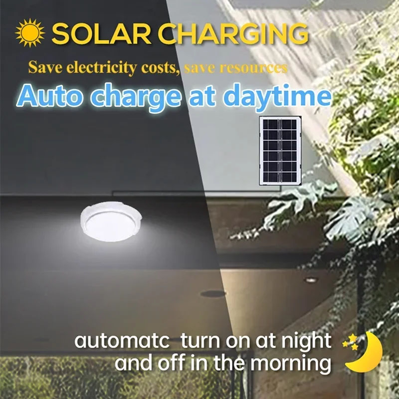 LED Solar Ceiling Light 25/60W - Outdoor Lighting Under Roof のレビューと価格