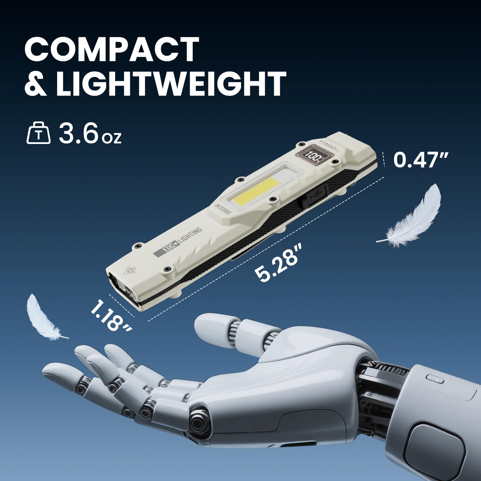 YEMAO M28 Super Bright EDC Fla - Outdoor Lighting Bollards のレビューと価格