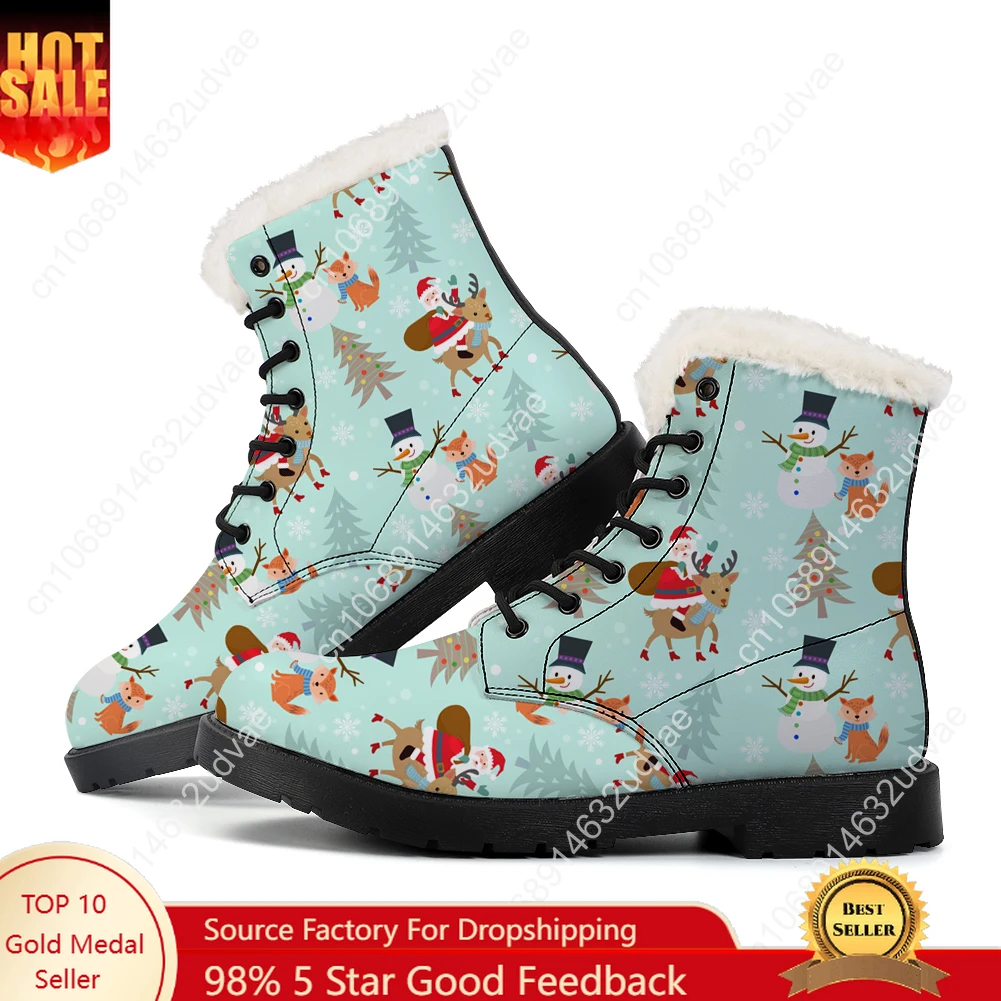 Christmas Plush Boots Mens Wom - Outdoor Lighting For Christmas のレビューと価格