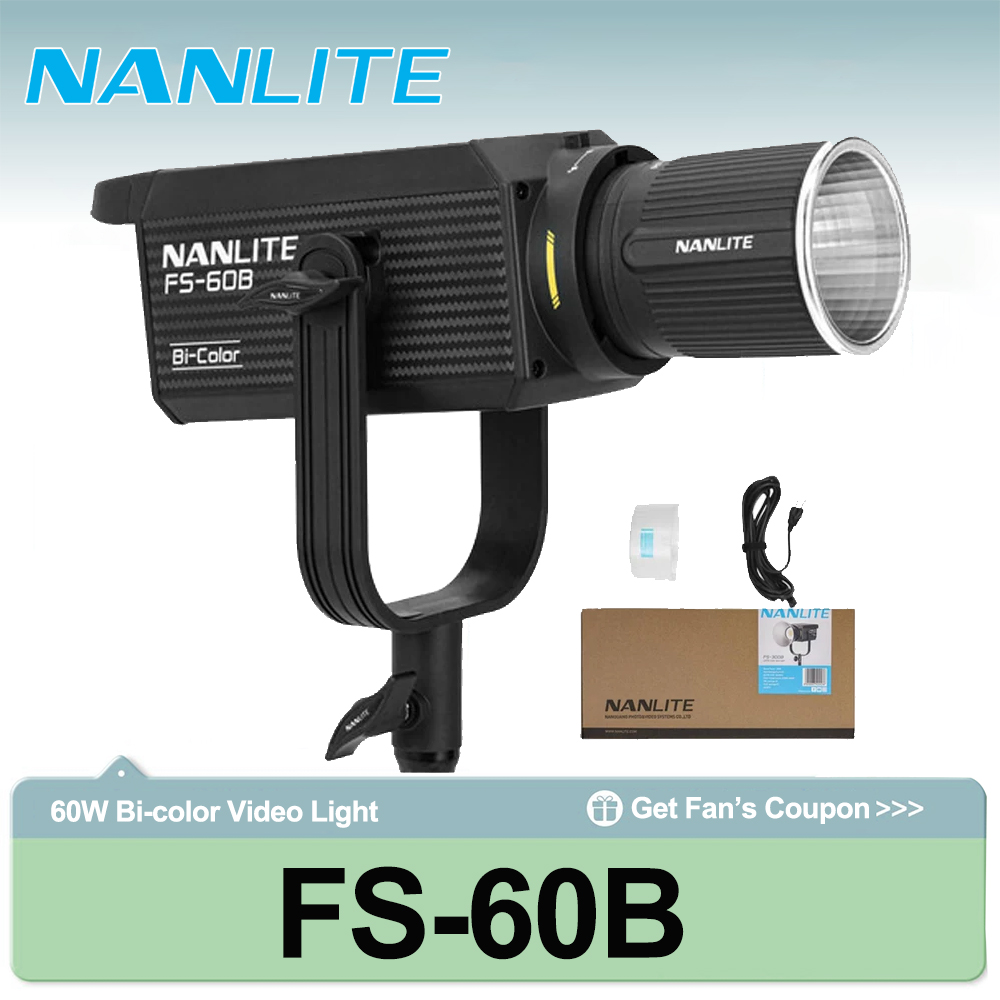 Nanlite FS-60B 70W Bi-color Sp - Outdoor Lighting Video Shooting のレビューと価格