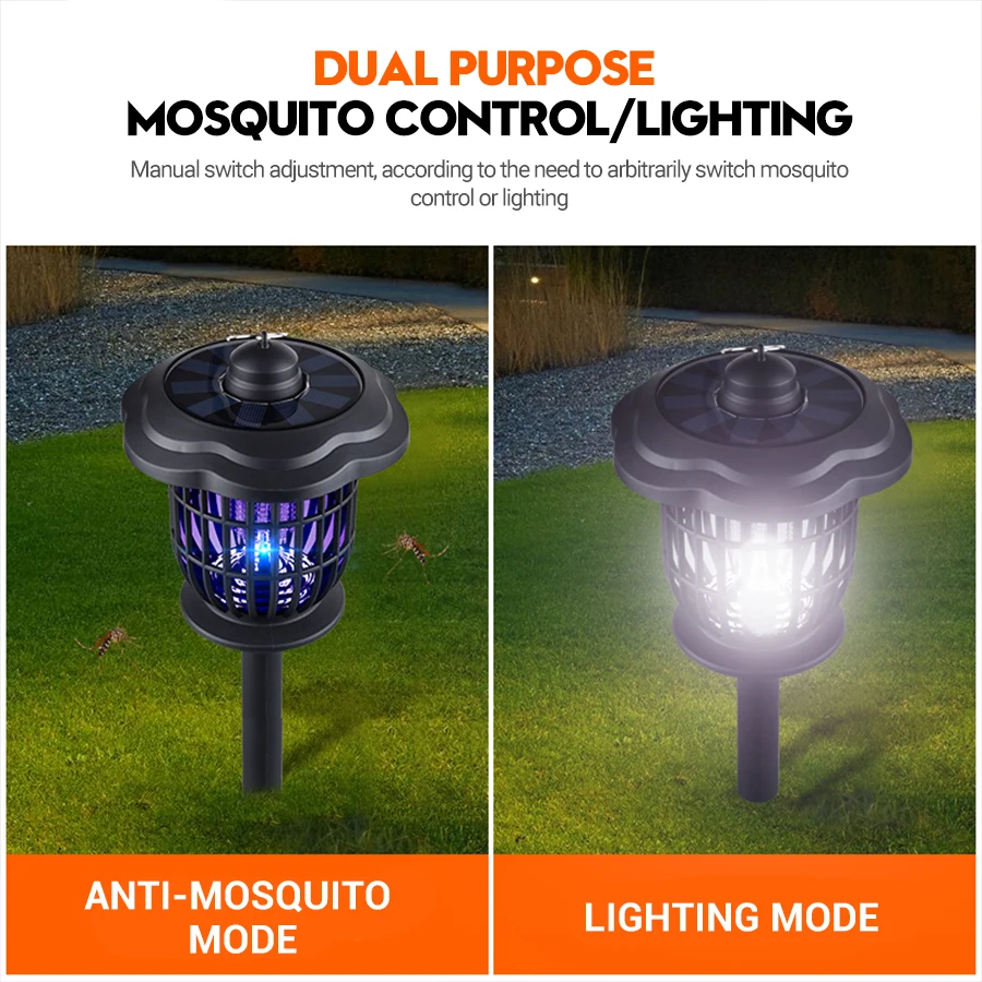 2-in-1 1200mAh LED Solar Light - Outdoor Lighting Solar Panel のレビューと価格