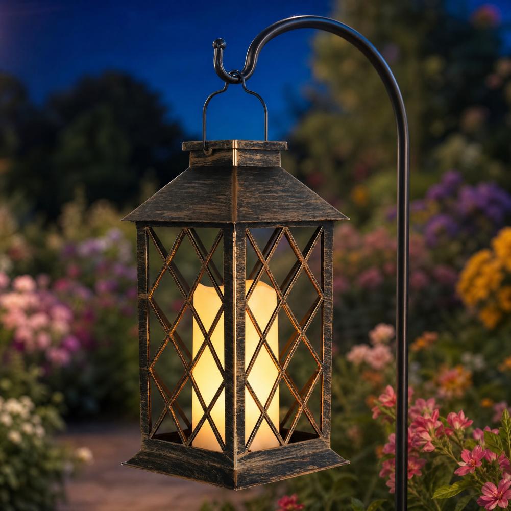 Retro Solar Lantern, Outdoor S - Outdoor Lighting Yard のレビューと価格