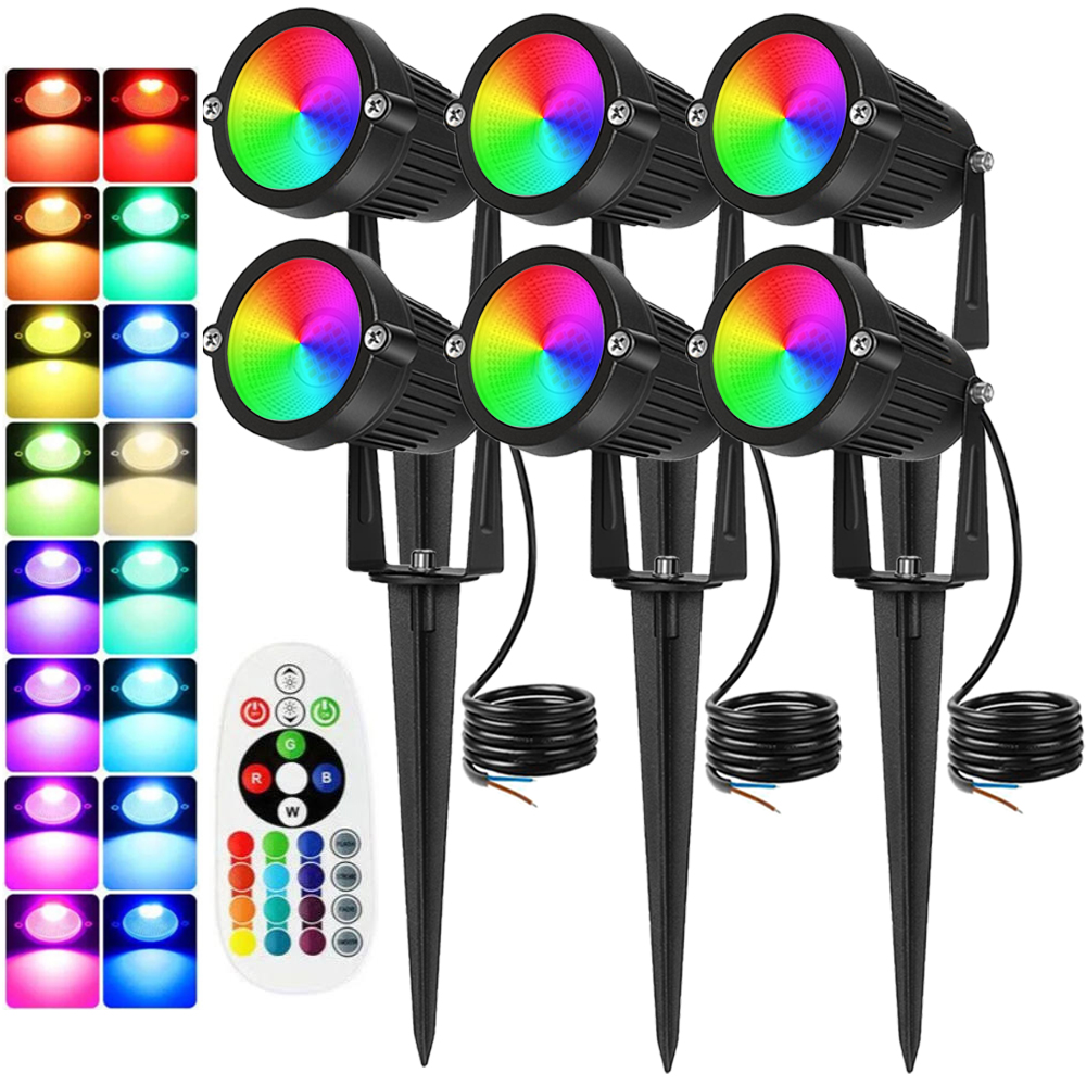 RGBW Landscape Lighting 10W wi - Outdoor Lighting Garden のレビューと価格