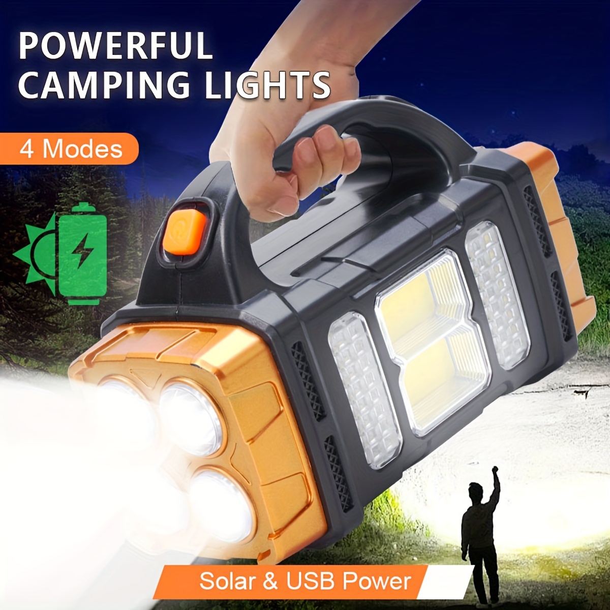 New Upgrade Rechargeable High  - Outdoor Lighting Solar Panel のレビューと価格