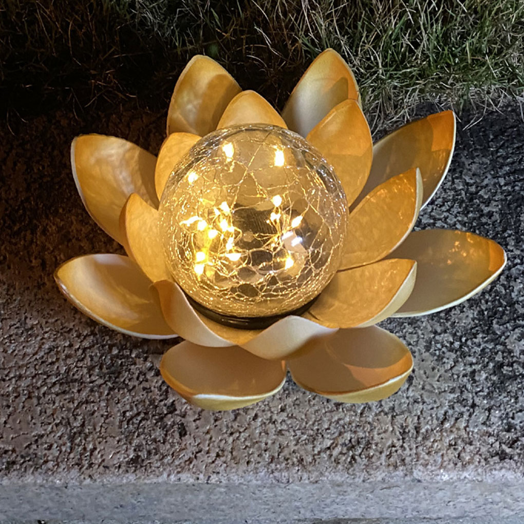 Lotus Shaped Garden Solar Ligh - Outdoor Lighting For Christmas のレビューと価格