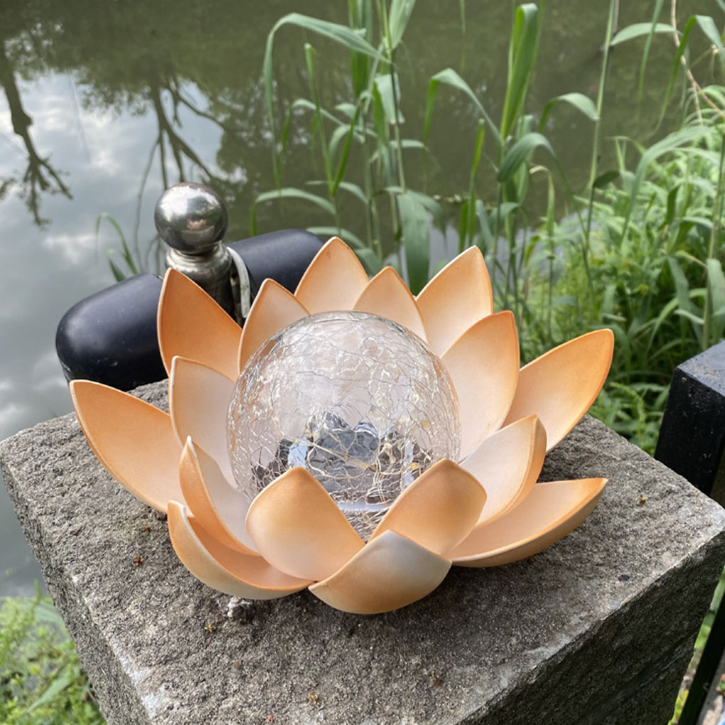 Lotus Shaped Garden Solar Ligh - Outdoor Lighting For Christmas のレビューと価格