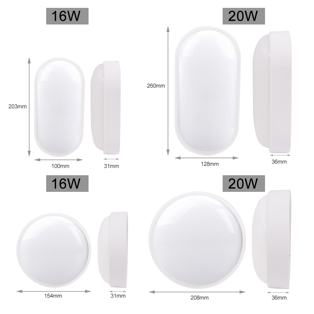 LED Moistureproof Wall Lamp 16 - Outdoor Lighting Under Roof のレビューと価格