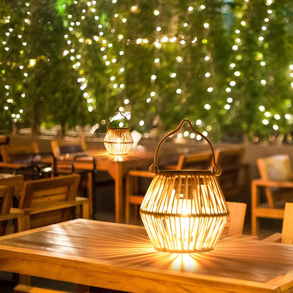 IP65 Waterproof Solar Rattan L - Outdoor Lighting Garden のレビューと価格