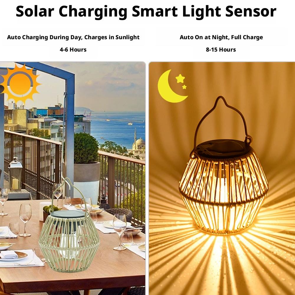 IP65 Waterproof Solar Rattan L - Outdoor Lighting Garden のレビューと価格