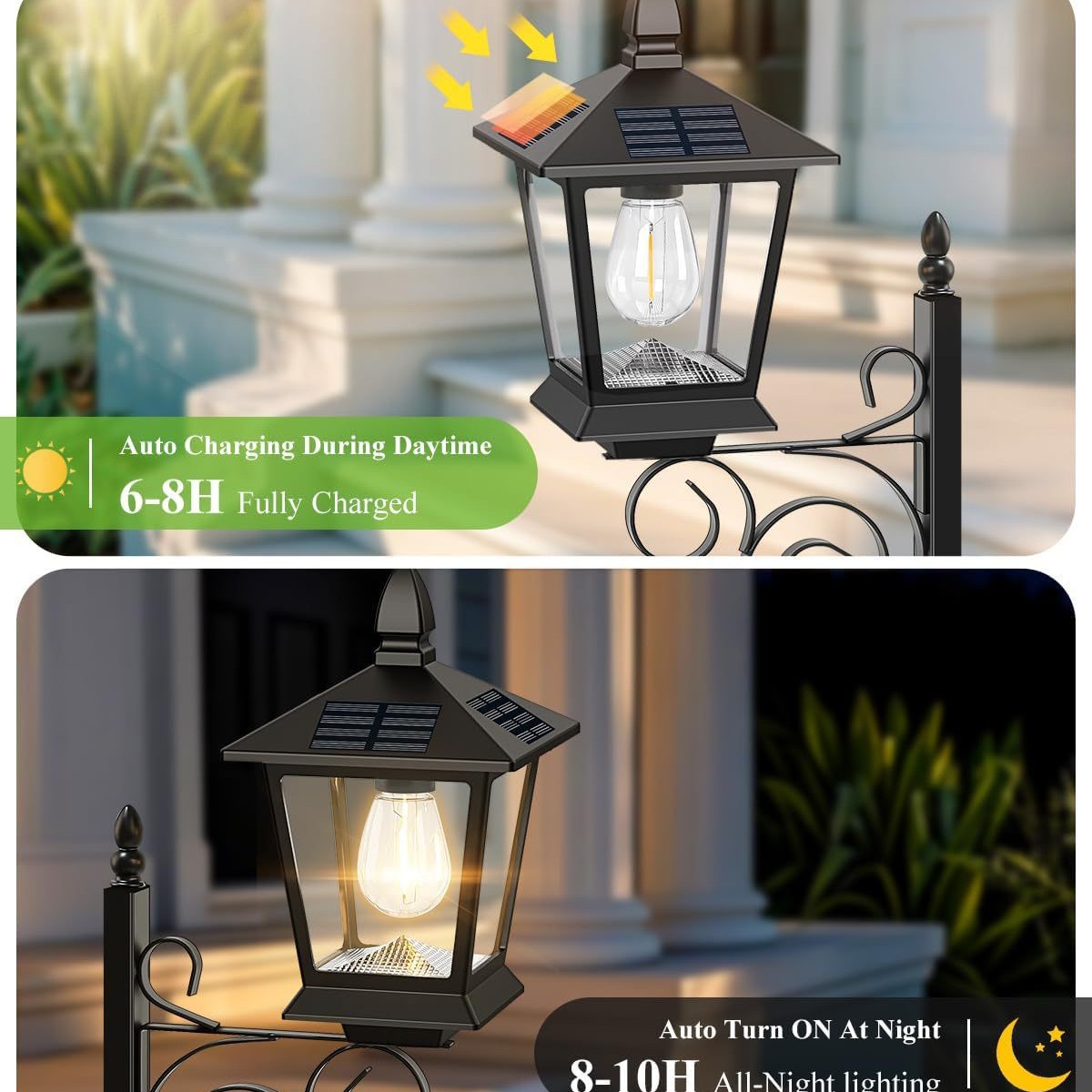 2-in-1 Solar Garden Planter La - Outdoor Lighting Garden のレビューと価格