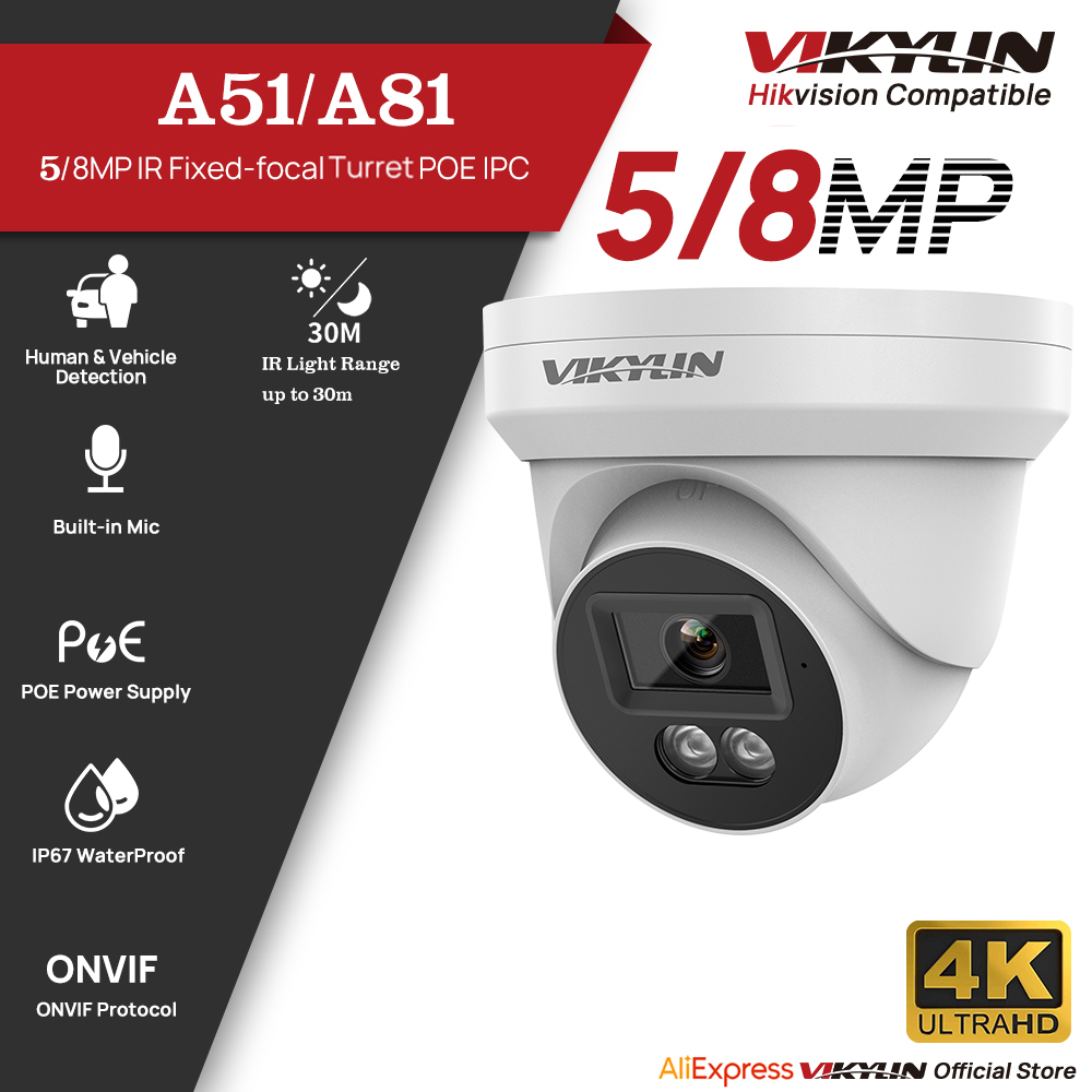 VIKYLIN 5/8MP HD IP Security C - Outdoor Lighting Under Roof のレビューと価格