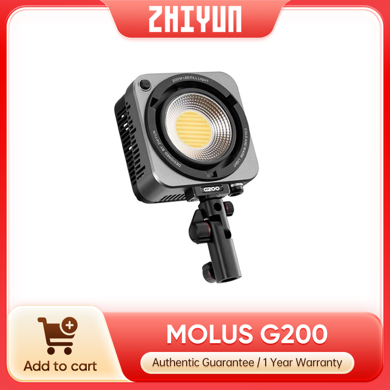 ZHIYUN MOLUS G200 200W COB LED - Outdoor Lighting Video Shooting のレビューと価格