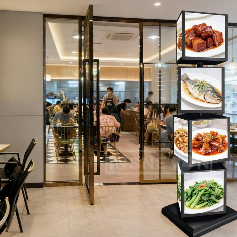 Custom Square Rotating Light B - Outdoor Lighting Restaurant のレビューと価格