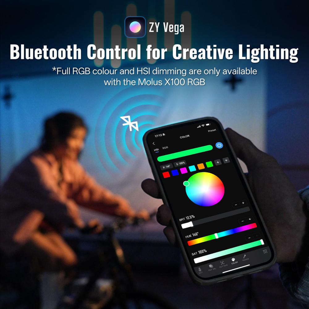 ZHIYUN MOLUS X100 RGB LED Ligh - Outdoor Lighting Video Shooting のレビューと価格