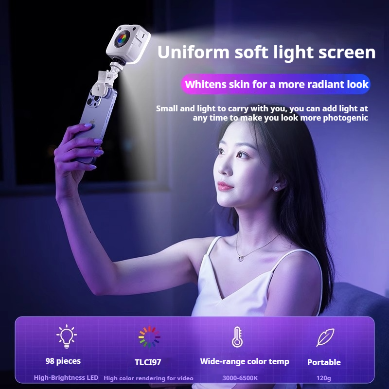 Mini RGB LED Video Fill Light  - Outdoor Lighting Video Shooting のレビューと価格