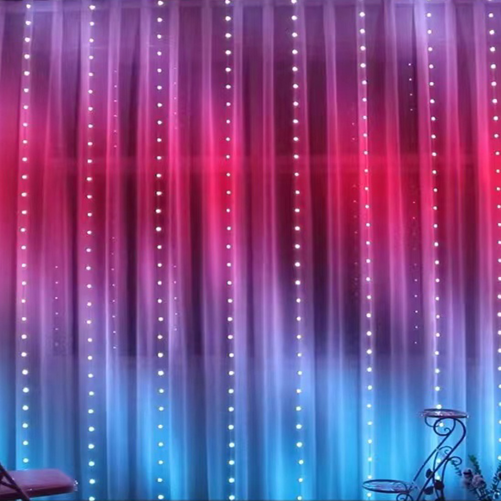 3M RGB Smart LED Curtain Light - Outdoor Lighting For Christmas のレビューと価格