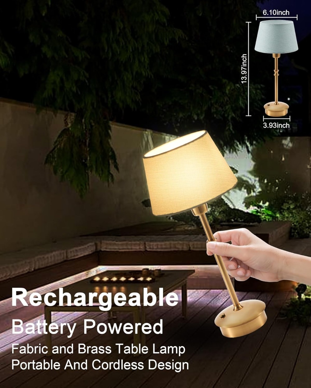 Portable Rechargeable Table La - Outdoor Lighting Restaurant のレビューと価格